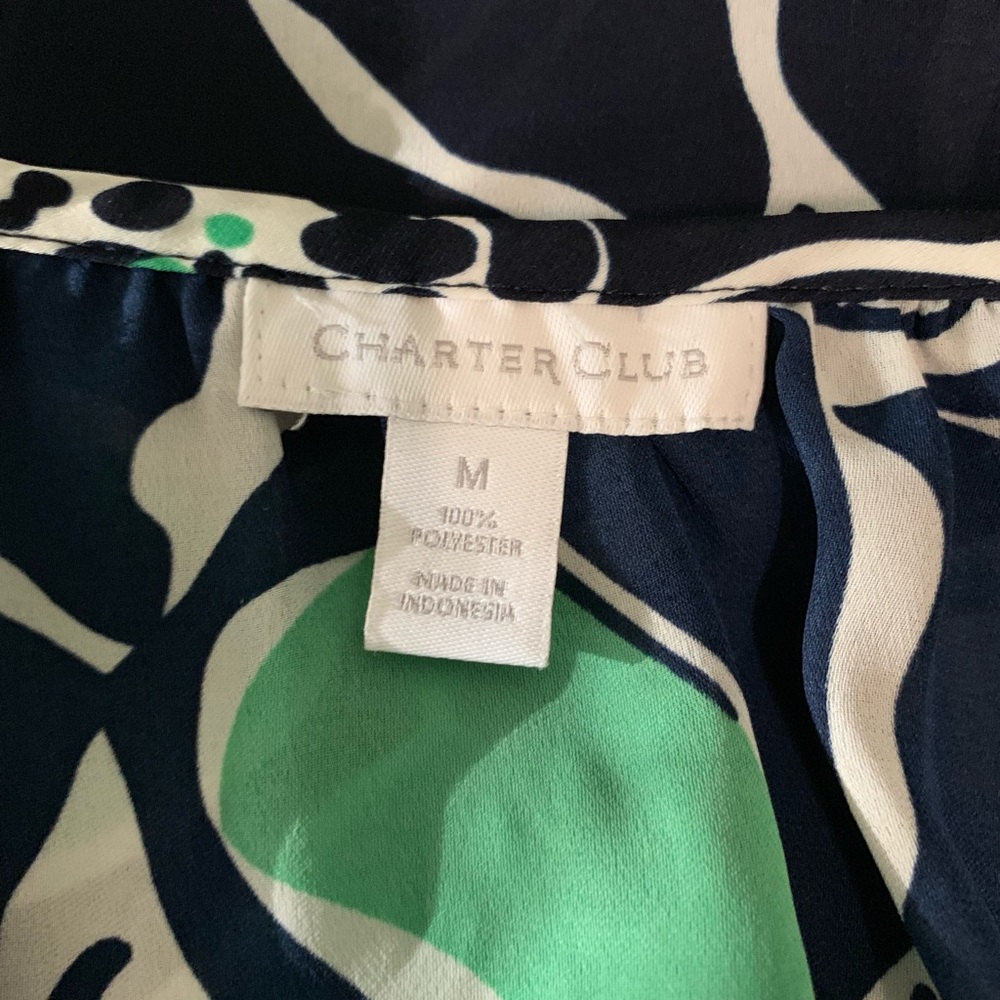 Charter Club Patterned Top - Picture 3 of 3